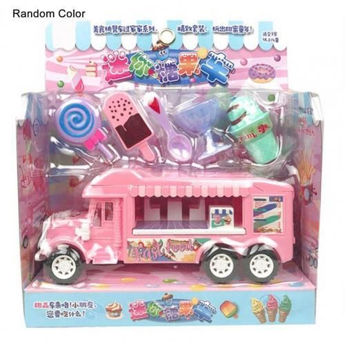 Ensemble De Jouets De Maison De Dessert, Chariot Réaliste, Jouet De Simulation, Cadeau Pour Enfants, Chariot De Crème Glacée, Modèle De Jouet Pour Enfants, 202