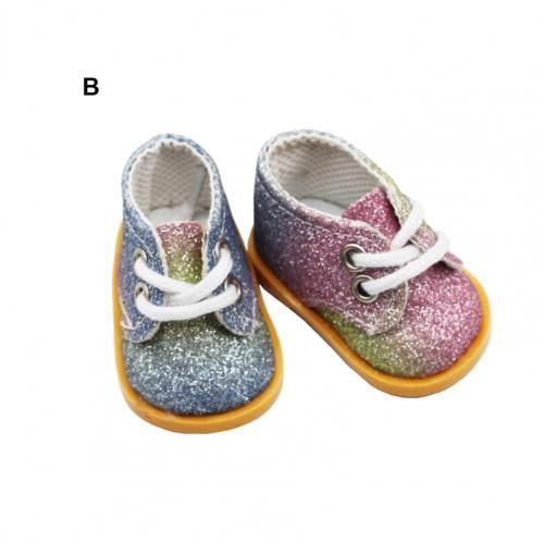 Chaussures De Poupée Décoratives, 1 Paire, Jouet Multifonctionnel, Design De Loisirs, Habiller, Chaussures De Bébé Pour Divertissement, Botte De Poupée