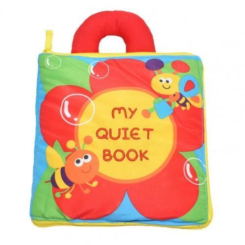 Livre Interactif En Tissu 3d Doux Pour Bébé, Parent Et Enfant, Premier Apprentissage Précoce Et Calme, Style Éducatif, Pratique D'Activité À La Main, Produit Lavable,