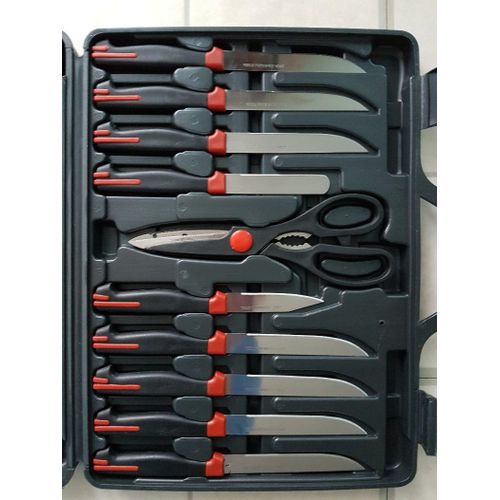 Valisette 15 Pièces Pour Gourmet Cuisiner Couteaux Et Autres Ustensiles 100% Neuve