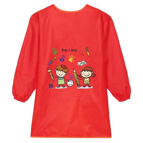 Bavoirs De Dessin Animé Pour Bébé, Tablier Imperméable À Manches Longues, Bavoir D'Alimentation, Manteau De Peinture Pour Enfants, Manteau De Grattage De Salive