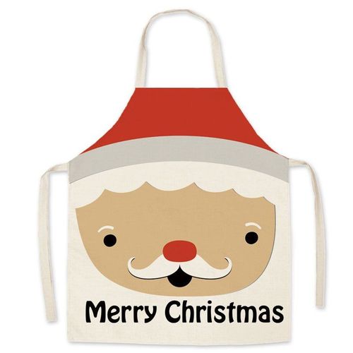 Tablier De Cuisine Imprimé Dessin Animé De Noël, Pour Enfants, Hommes, Femmes, Chef Cuisinier, Accessoires De Pâtisserie, Kawaii