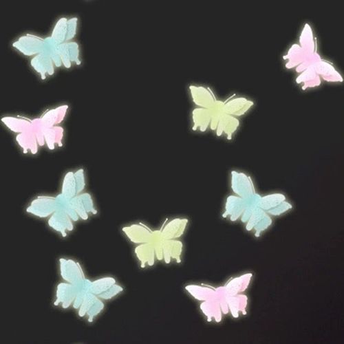 Autocollants Muraux Étoiles Lumineuses Fluorescentes, Lueur Dans La Nuit, Autocollants Décoratifs Pour Chambres D'Enfants, Ornements Pour Chambre À Coucher De Maison