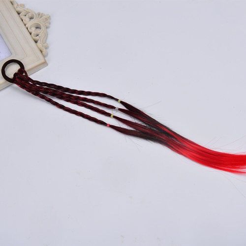 Perruque En Caoutchouc Pour Filles, Accessoires De Coiffure, Corde Élastique, Queue De Cheval, Anneau Pour Enfants