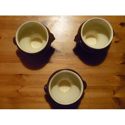 6 Bols À Soupe En Grès