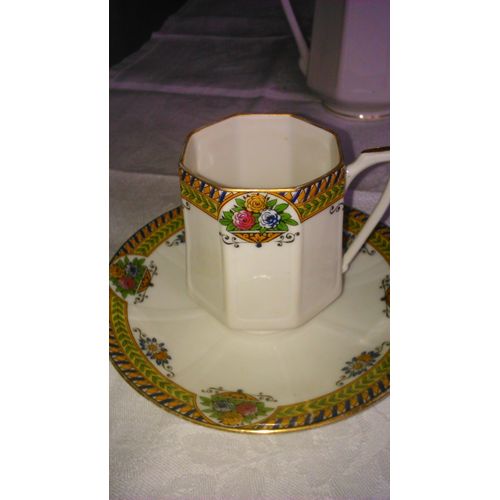 Service À Café Ancien En Porcelaine