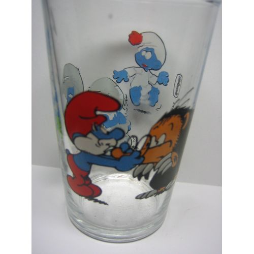 Verre Amora Schtroumpf 1991