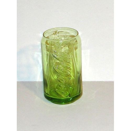 Verre Coca Cola Forme Canette Couleur Vert Clair Mac Do