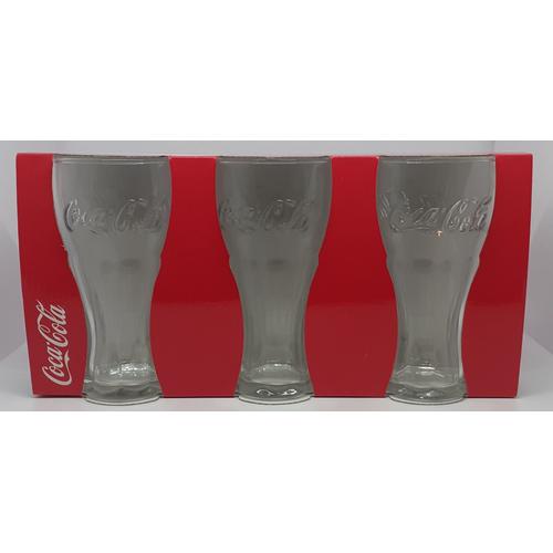 Verres Coca Cola 370 ml - Lot de 3