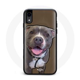 Coque Iphone X Grey Pitbull