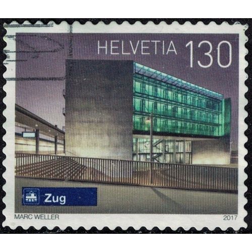 Suisse 2017 Oblitéré Used Railway Station Zug Gare Ferroviaire Zoug Y&t Ch 2432 Su