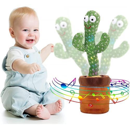 Jouet en peluche cactus, jouets en peluche cactus dansant chanter et  danser, jouets en forme de cactus pour enfants