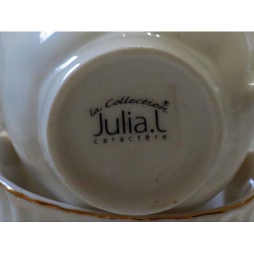 6 Tasses Caf Avec Soucoupes Julia L.Caract re De Style 18eme