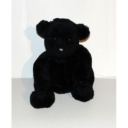 Doudou Ours Noir Du Pareil Au Même - Peluche Ourson Assis Dpam 20 Cm