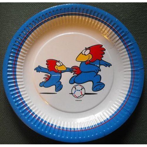 Assiettes En Carton Coupe Du Monde 1998 Footix