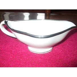 Saucière Porcelaine Brd Platine
