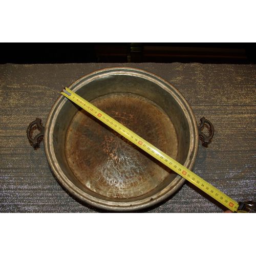 Ancien Plat En Cuivre Ø 31cm