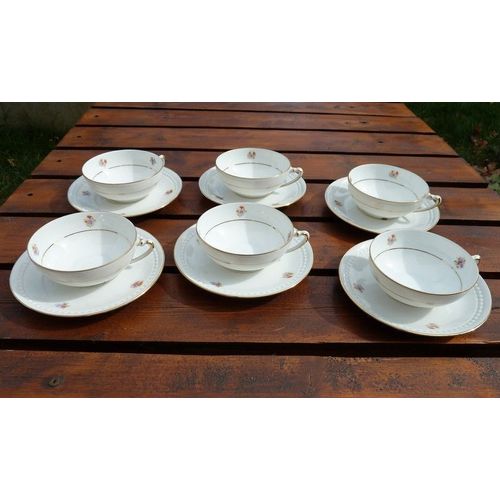 Service A Cafe Porcelaine De Limoges Tres Fine - 13 Pièces