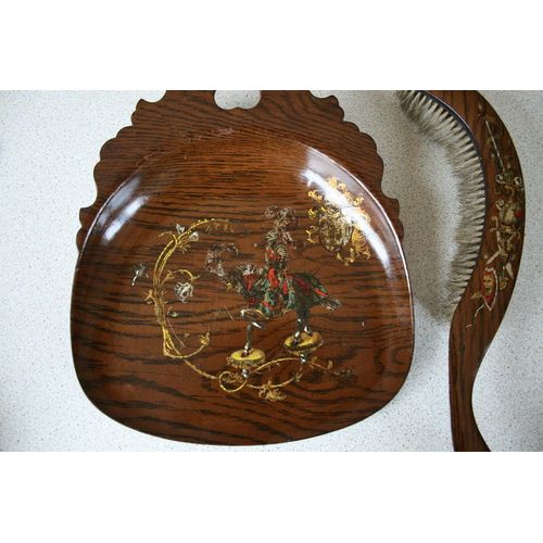 Ramasse Miette Ancien  En Bois