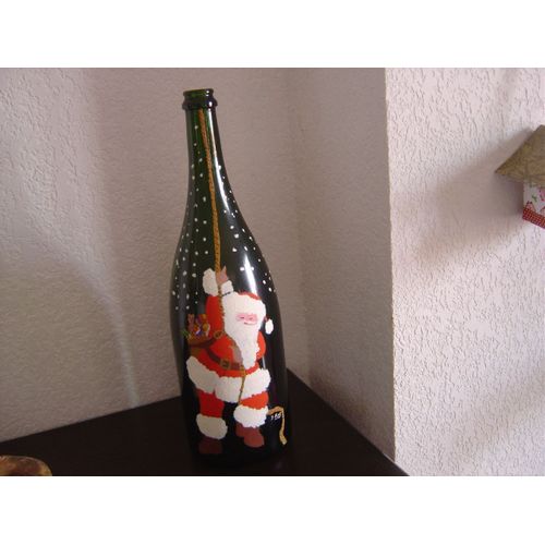 Bouteille Verre 1,5 L Peinte À La Main