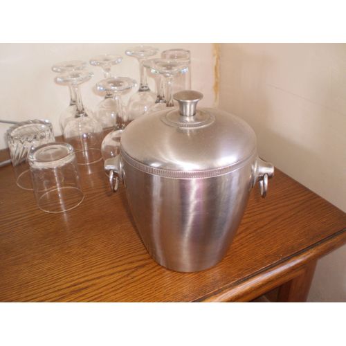 Seau À Glaçons Isotherme Et Sa Cuiller À Trous