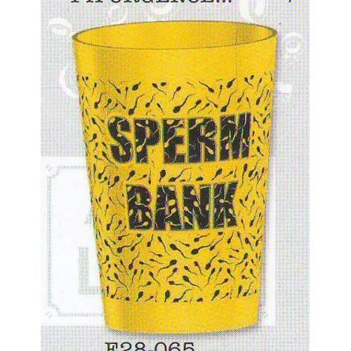 Lot De 3 Verrees Plastique 25cl Serigraphié Des 2 Cotés  Sperm Bank