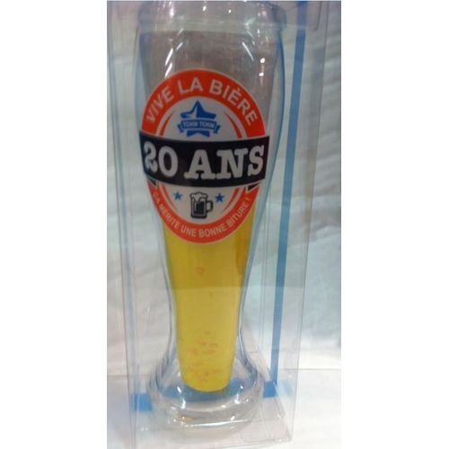 Verre À Biere Xxxl 26cm 20 Ans