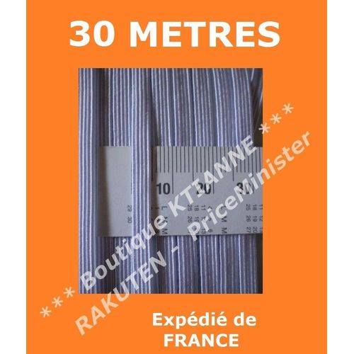 Bande Elastique Plat - Blanc - 4.5 Mm De Large ( 4mm / 5mm ) - Mercerie - Couture