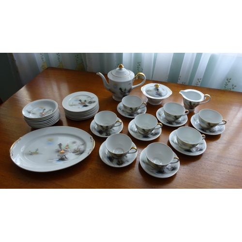 Service À Café/Thé Japon En Porcelaine