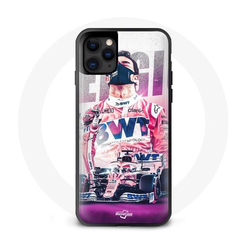 Coque Iphone 11 Pro Max Formule 1 Rose Sergio Perez