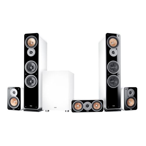 Teufel Ultima 40 Surround "5.1-Set" - Système de haut-parleur - pour home cinéma - Canal 5.1 - blanc