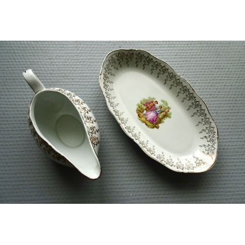 Saucière En Porcelaine De Digoin