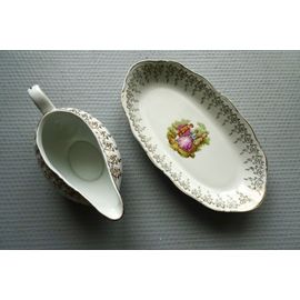 Saucière En Porcelaine De Digoin