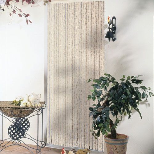 Rideau Portière Chenilles .Florence Beige 90x220