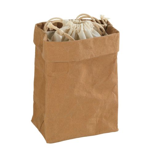 Sac De Conservation Pour Aliments - 25 X H. 38 Cm - Marron
