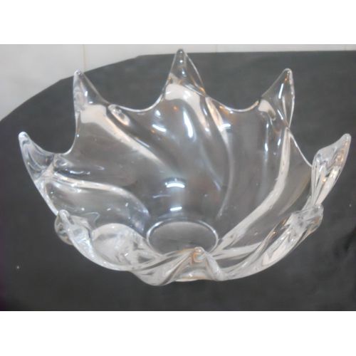 Enorme Coupe En Cristal De Vannes