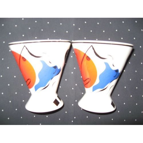 2 Tasses  Gobelets Villeroy & Boch Identiques Design Made In France