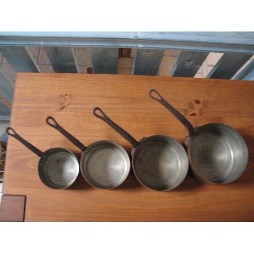 Vend Batterie De 4 Casserole En Cuivre
