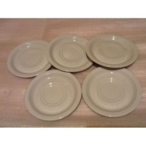 Lot 5 Sous Tasse Blanc