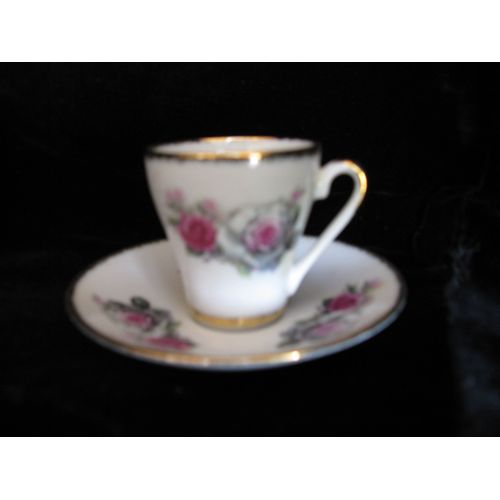 Service À Café De 6 Tasses À Fleurs