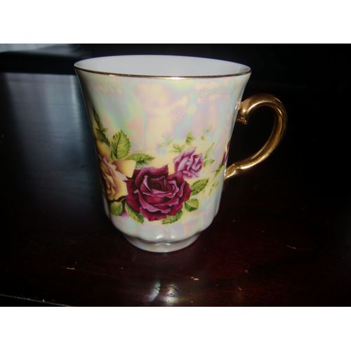 Tasse En Porcelaine "Roses"