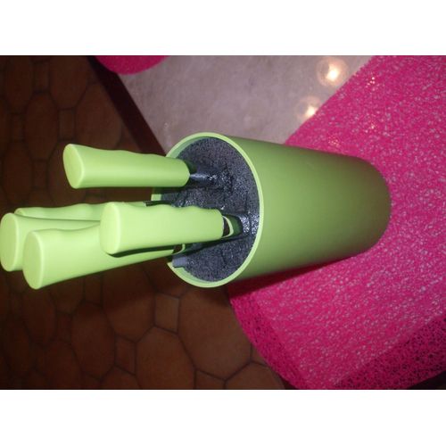 Bloc Couteaux Et Couteaux Vert