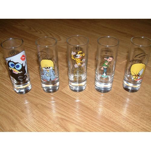 Lot De 6 Verres À Liqueur Warner Bros