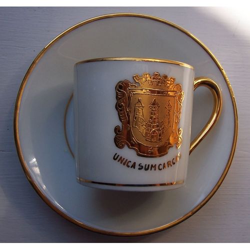 Tasse Collection Porcelaine Blason Carcassonne