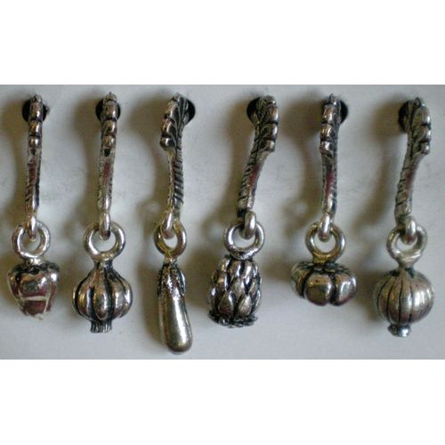Marques Verre En Métal Argenté