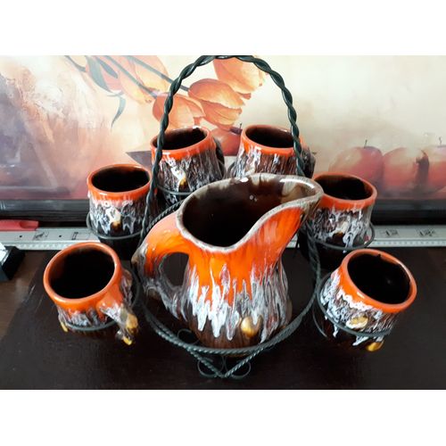 Pichet Avec 6 Chopes
