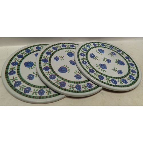 Lot De 3 Dessous De Verre En Métal