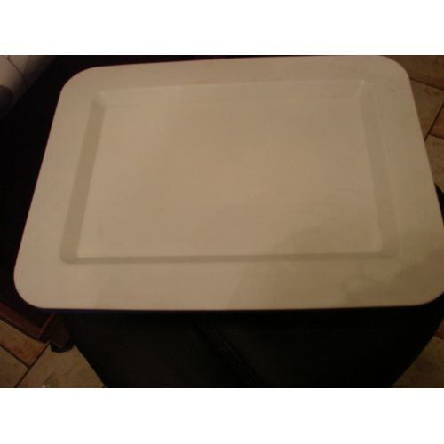 Boite Bleue Couvercle Blanc Marque Ikéa, L 33cm L24cm Hauteur 12cm Le Couvercle Peut Servir De Suport