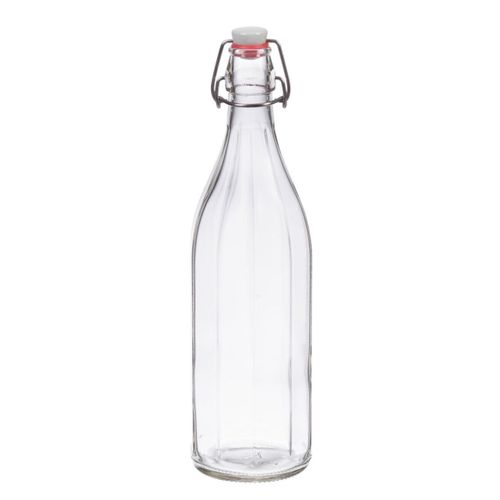 Bouteille Cylindrique Limonade Avec Bouchon Mécanique