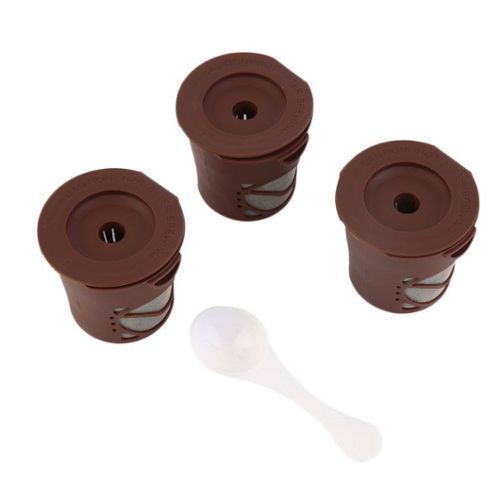 3 Capsules Réutilisables Type Nespresso + Cuillère